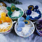 Teacup Crystal Ritual Candles | Floral Crystal Candles for Abundance, Clarity, Joy, Intuition, Wisdom & Peace