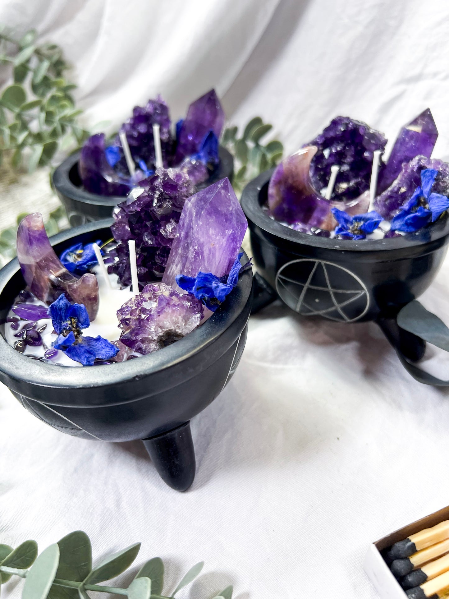 Amethyst Eclipse | Soapstone Candle