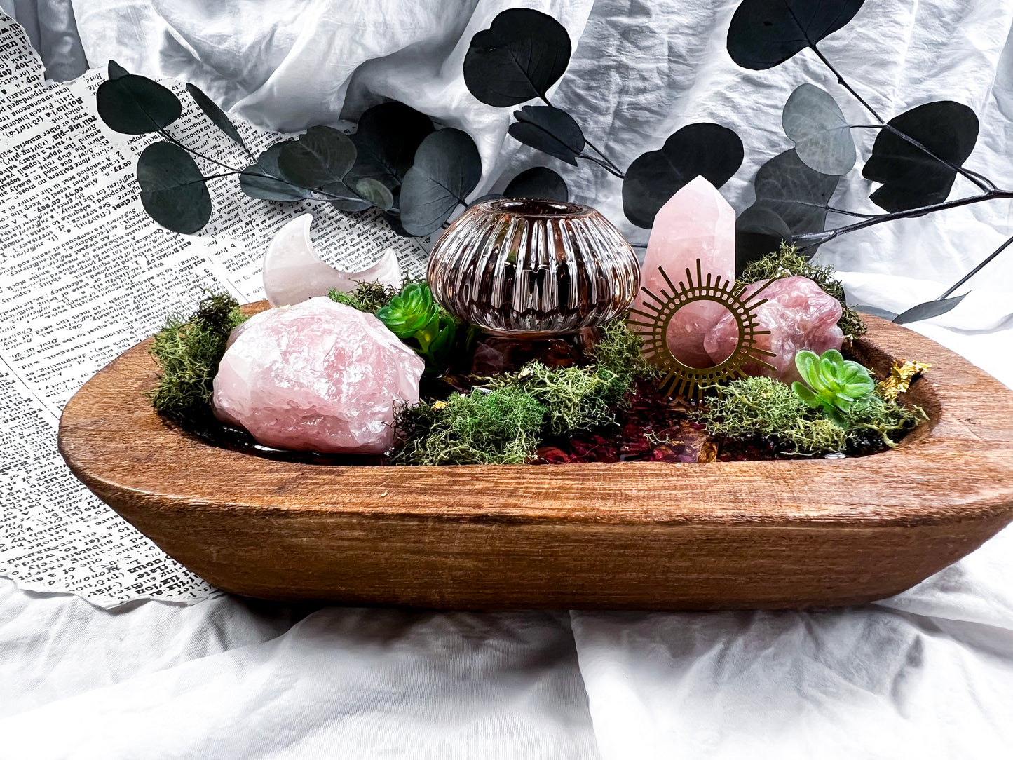 The Rose Mushroom | Incense + Candle Holder