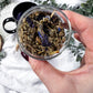 Infusión Espiritual: Divination Herbal Tea with Mugwort, Jasmine, and Bay Leaf Plus Purple Edible Glitter for Intuition and Dreamwork
