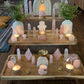 The Rose Temple Altar | Triple Tier Rose Quartz & Clear Quartz Ritual Altar for Love, Healing, Clarity & Sacred Space