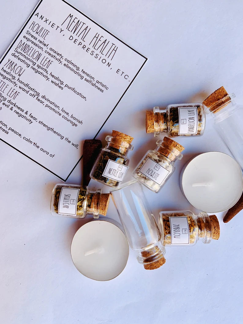 Anxiety & Mental Health Mini Spell Bottle Kit