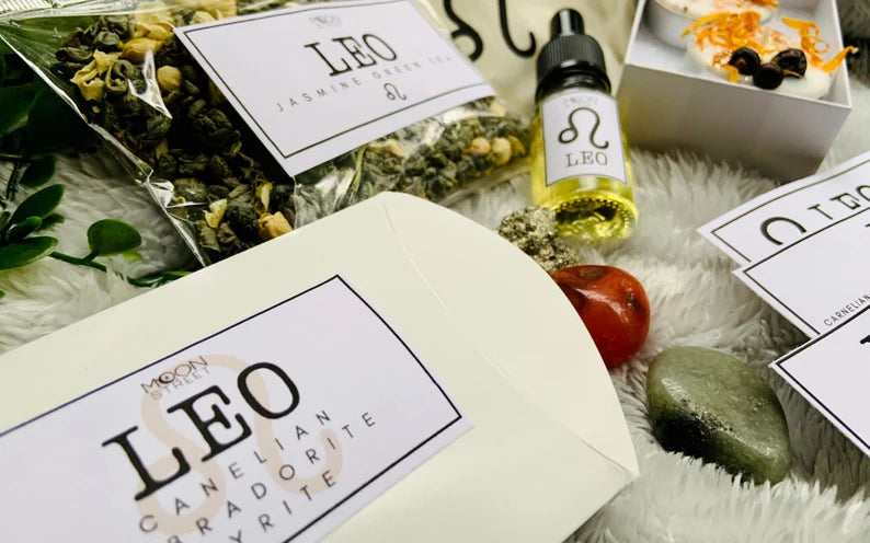 Leo Zodiac Gift Set | Spa Ritual | Manifestation Kit