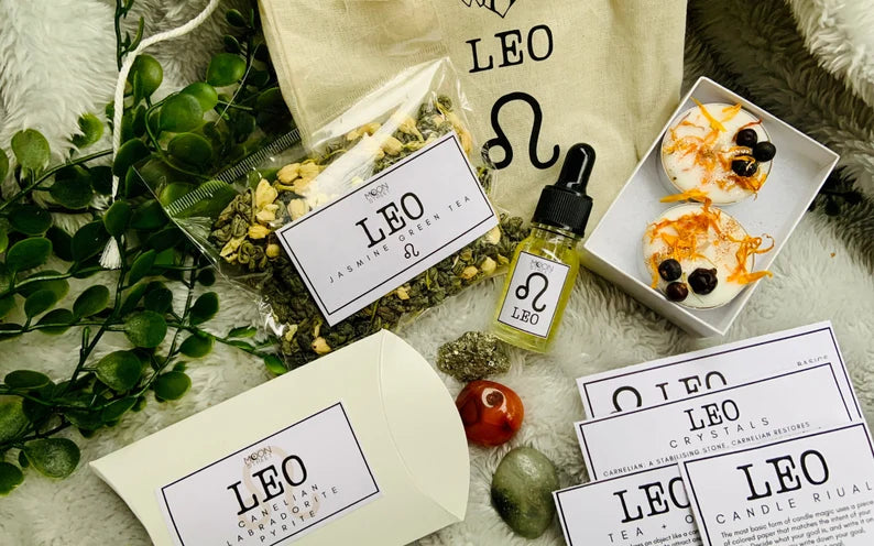 Leo Zodiac Gift Set | Spa Ritual | Manifestation Kit