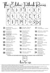 Elder futhark runes printable!