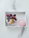 Self Love Tea Light + Rose Quartz Ball Gift Set
