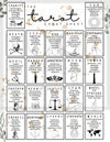 Digital Print Tarot Cheat Sheet