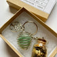 Abundance Spell Bottle + Aventurine Crystal Keychain