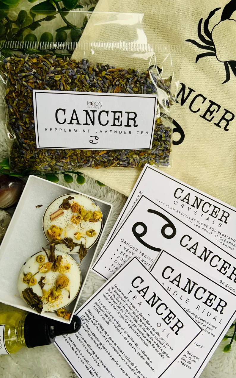 Cancer Zodiac Gift Set | Spa Ritual | Manifestation Kit