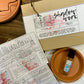 Shadow Work Ritual Kit With Stickers, Prompts & Essential Oil Blend