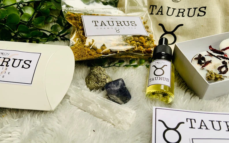 Taurus Zodiac Gift Set | Spa Ritual | Manifestation Kit