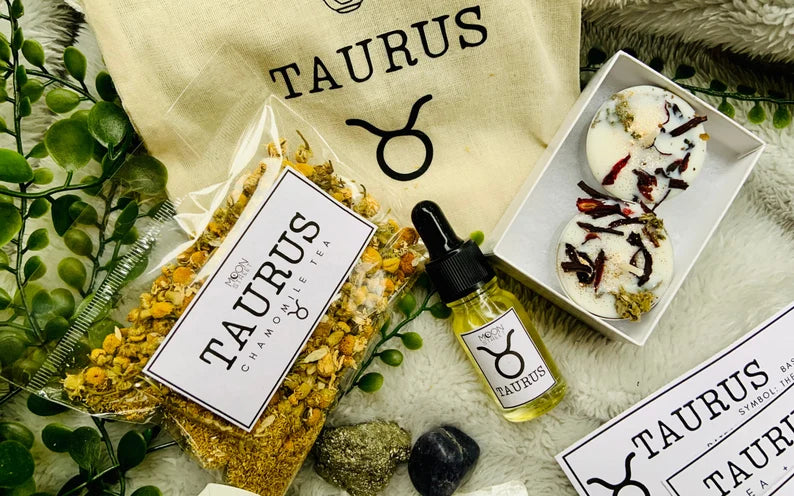 Taurus Zodiac Gift Set | Spa Ritual | Manifestation Kit