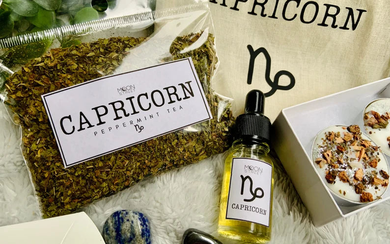 Capricorn Zodiac Gift Set | Spa Ritual | Manifestation Kit