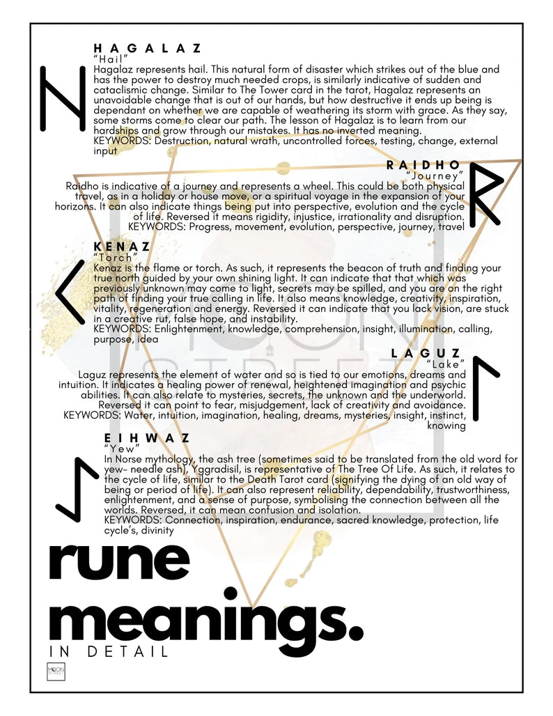 Rune Divination Meanings For Witches