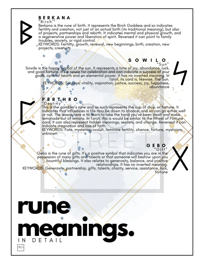 Rune Divination Meanings For Witches